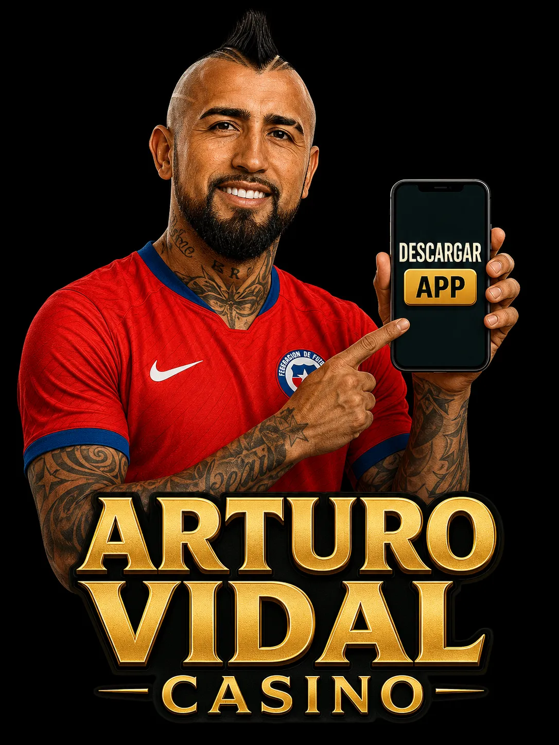 App móvil de Arturo Vidal Casino para Android y iOS